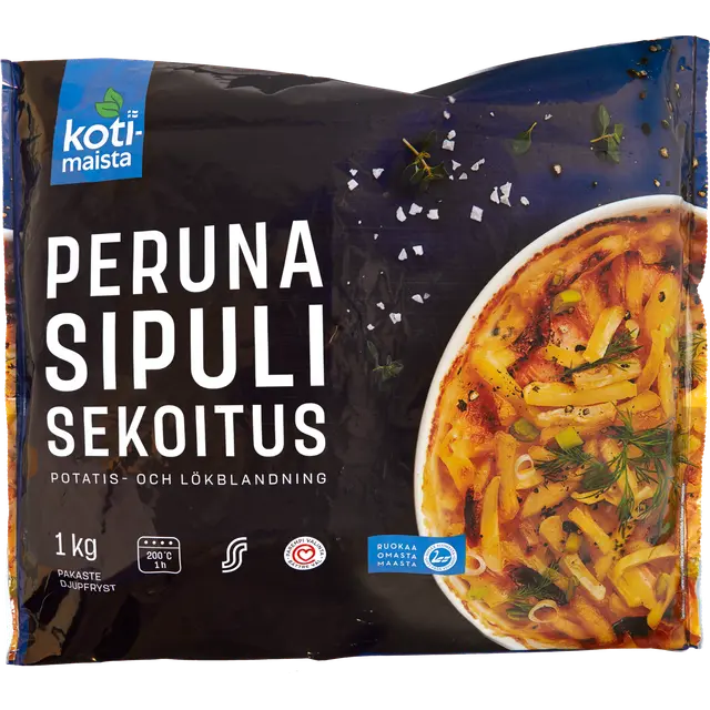 Kotimaista Peruna-sipulisekoitus pakaste 1kg