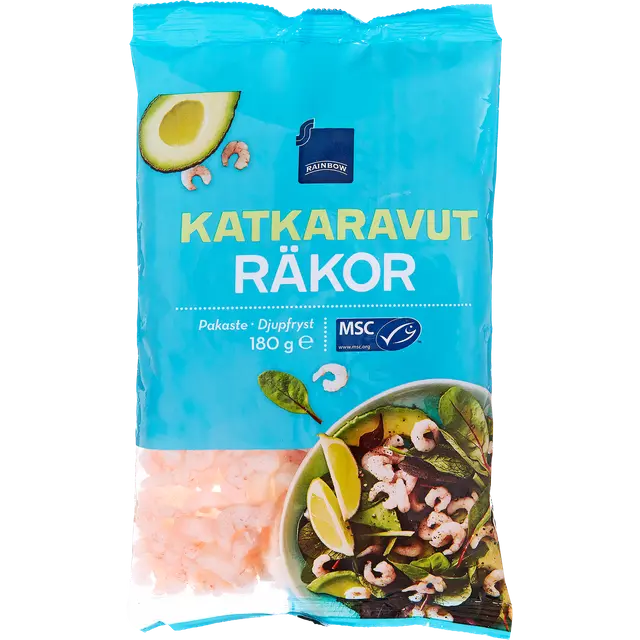 Rainbow katkaravut MSC 180 g pakaste