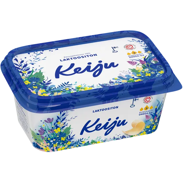 Keiju Laktoositon kasvirasvalevite 70 % 400 g