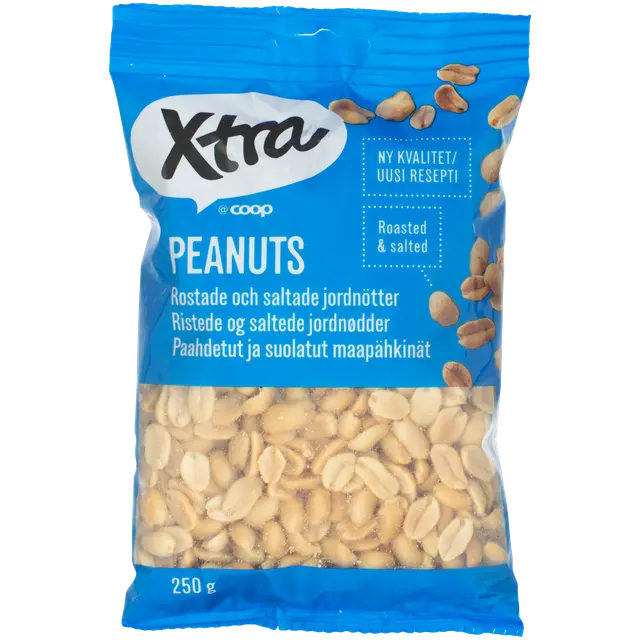 Xtra suolapähkinät 250 g