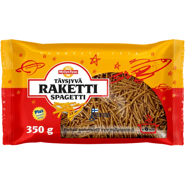 Myllyn Paras Täysjyvä Raketti Spagetti 350g