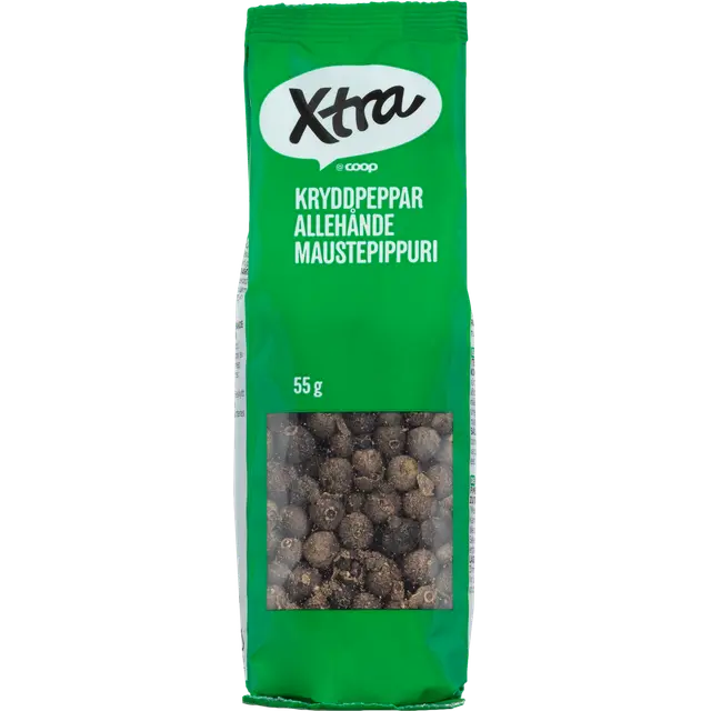 Xtra maustepippuri kokonainen 55 g
