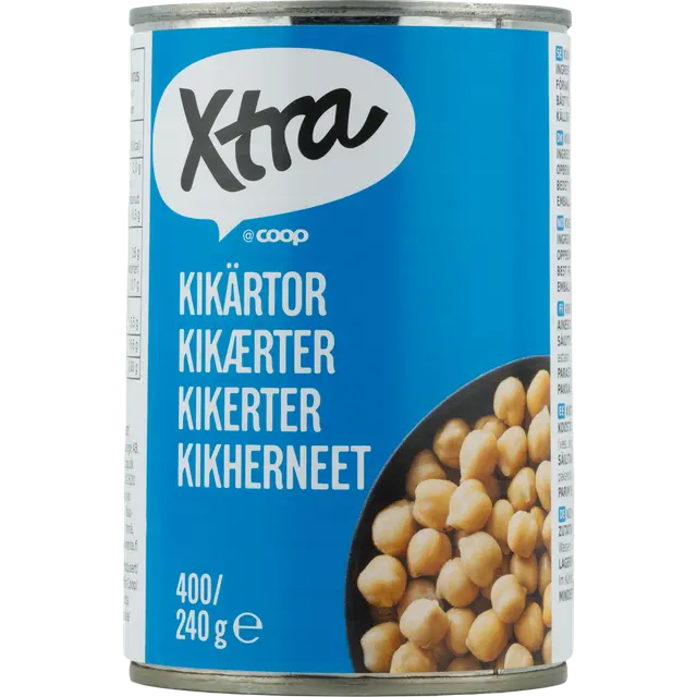 Xtra kikherneet 400/240 g