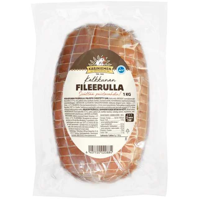 Kariniemen Kalkkunan fileerulla perinteinen 1 kg