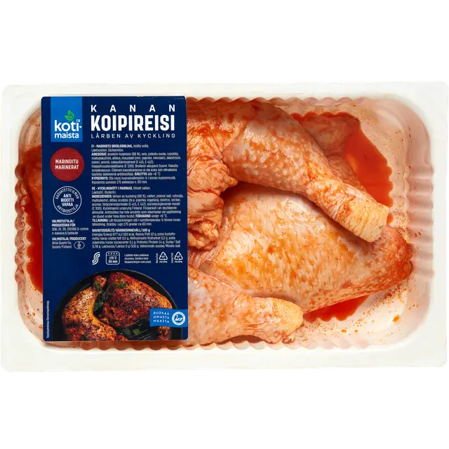 Kotimaista Kanan Koipireisi Marinoitu n1,1kg