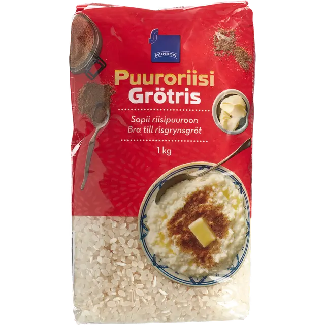 Rainbow 1kg puuroriisi