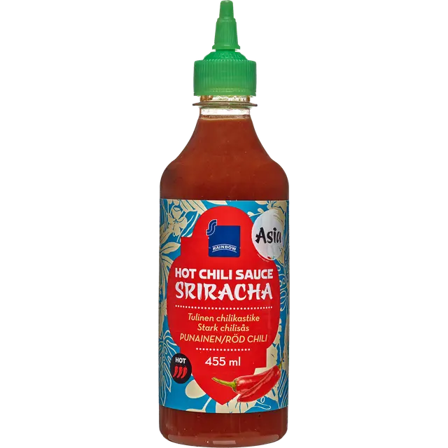 Rainbow 455ml Sriracha tulinen chilikastike