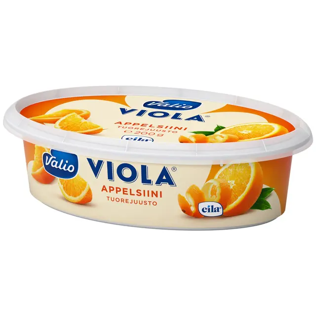Valio Viola® e200 g appelsiini tuorejuusto laktoositon