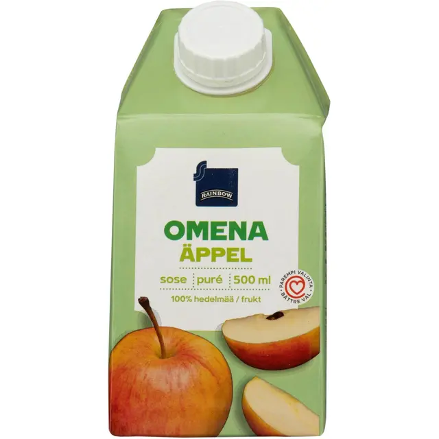 Rainbow 500ml omenasose