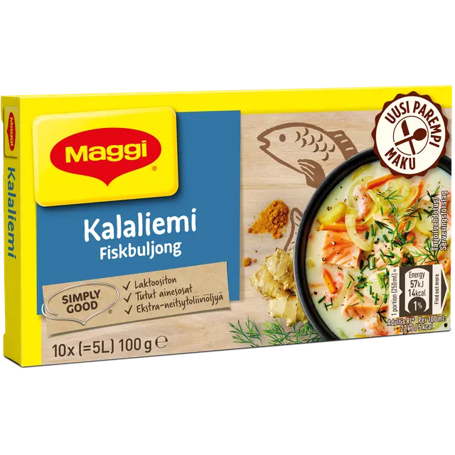 MAGGI Kalaliemi liemikuutio 10kpl/100g