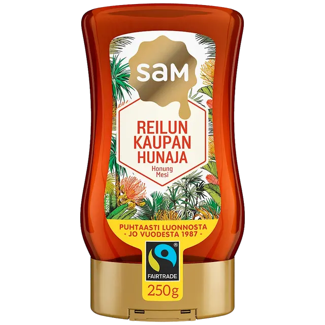Hunajainen SAM Reilun Kaupan Hunaja 250g