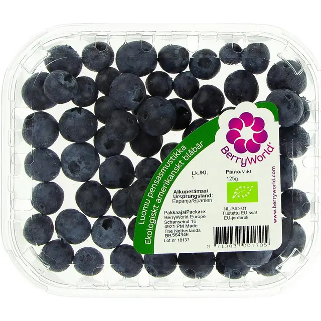 Pensasmustikka 125g luomu