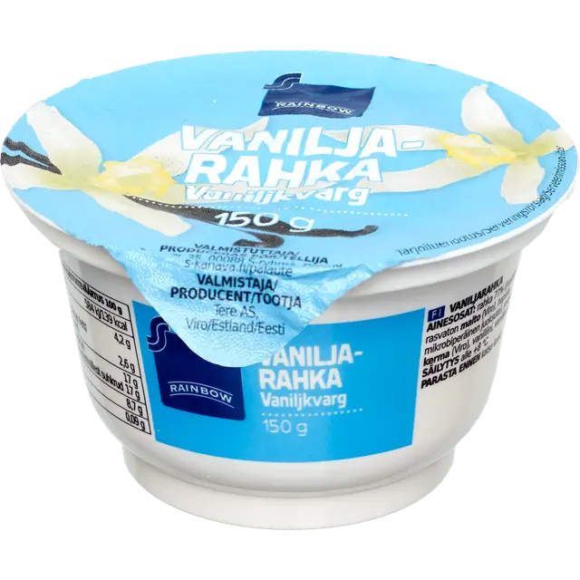 Rainbow vaniljarahka 150g