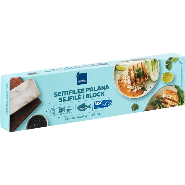 Rainbow seitifilee palana MSC pakaste 400g