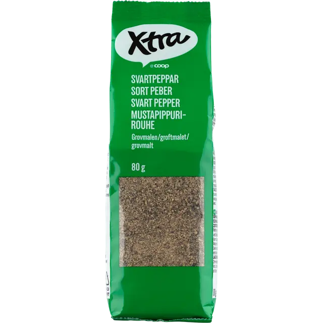 Xtra mustapippurirouhe 80 g