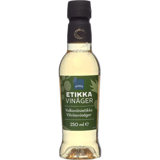 Rainbow valkoviinietikka 250 ml