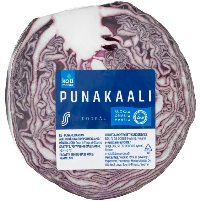 Kotimaista pakattu punakaalipala