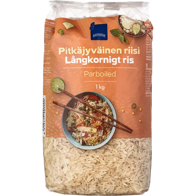 Rainbow pitkäjyväinen riisi 1 kg