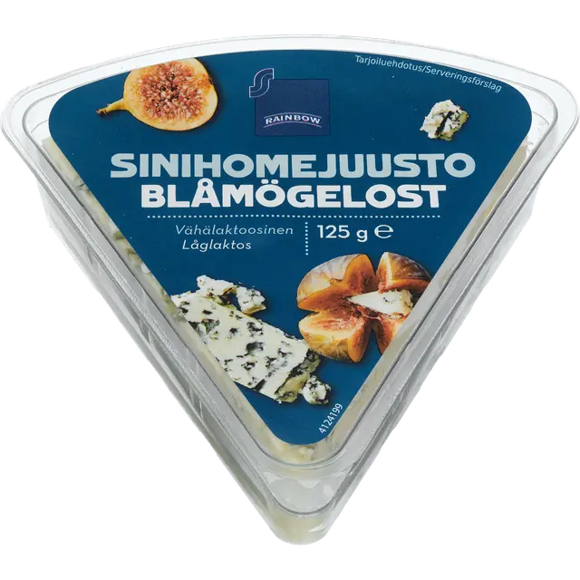 Rainbow 125 g Sinihomejuusto