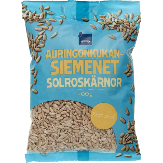 Rainbow 400g auringonkukansiemenet natural