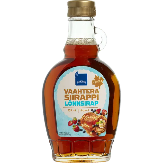 Rainbow vaahterasiirappi 189 ml