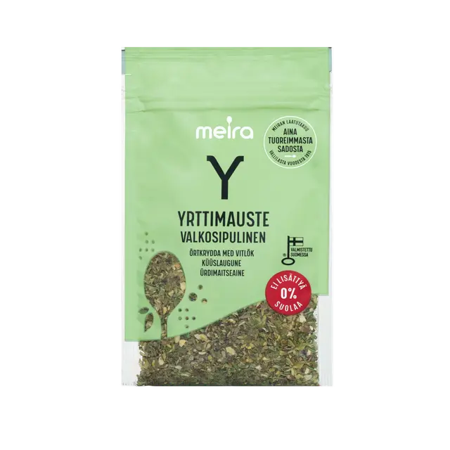 Meira Yrttimauste valkosipulinen ei lisättyä suolaa13g