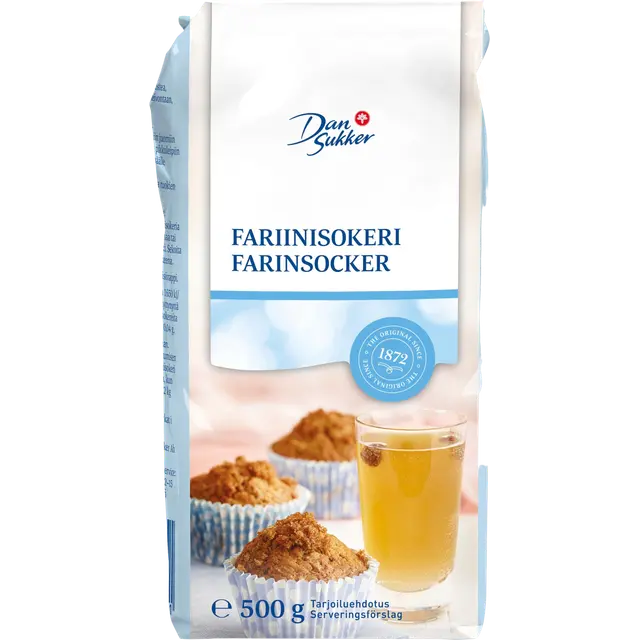 Dansukker Fariinisokeri 500g