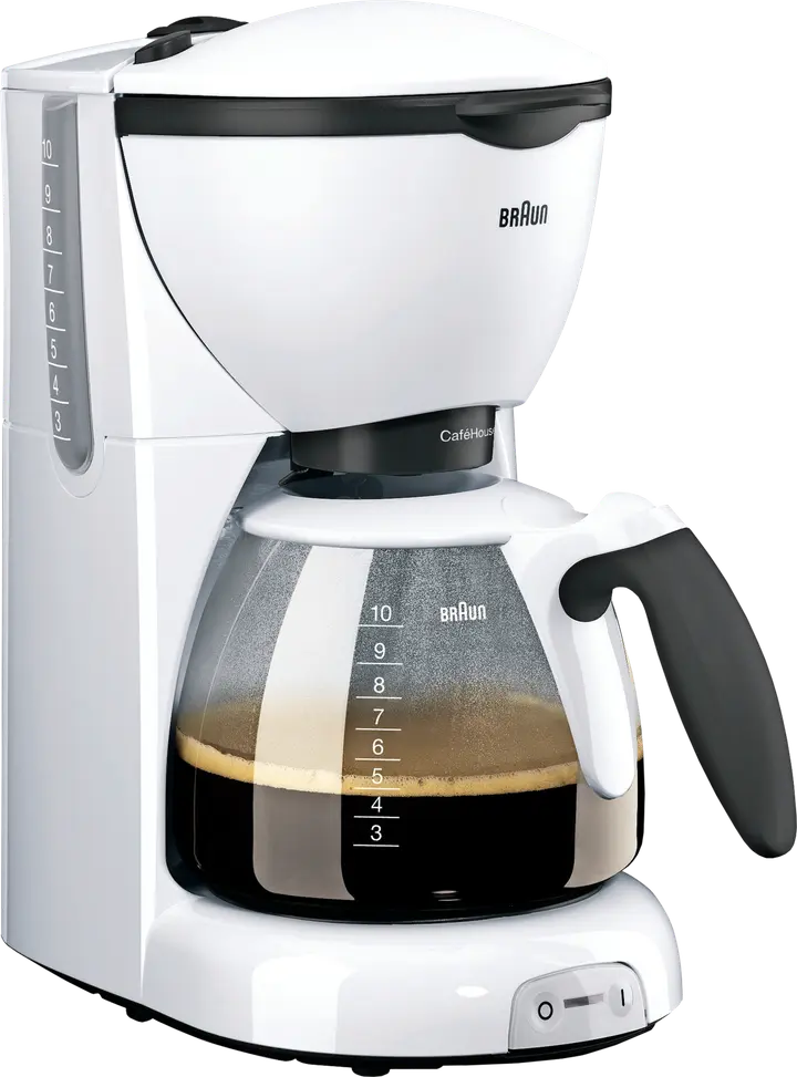 Braun KF520.1 CaféHouse Pure Aroma kahvinkeitin valkoinen