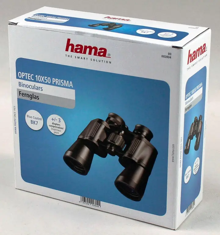 Hama Kiikari Optec Binoculars, 10 x 50 Prism - 3