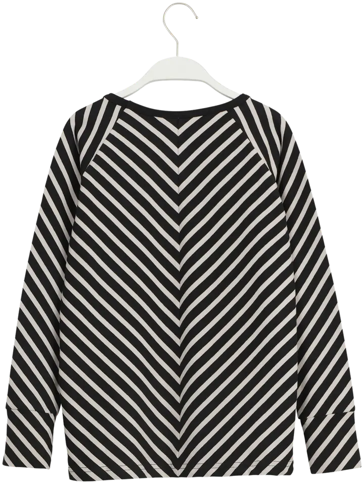 Papu lasten paita Stripe 20161 - Black, sand - 2