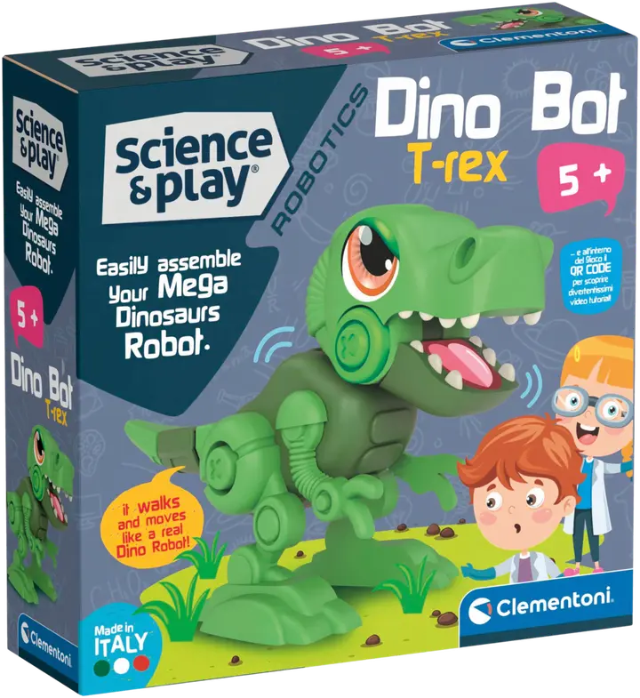 Clementoni Science & Games Junior - Dino Bot T-Rex