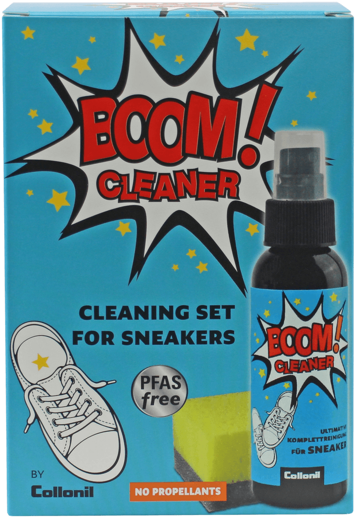 Collonil BOOM Sneaker Cleaner 3.38 Fl Oz – Sneaker Cleaning Kit with  Sponge, Shoe Cleaning Kit for all materials & shoe laces, Advantage Box  with