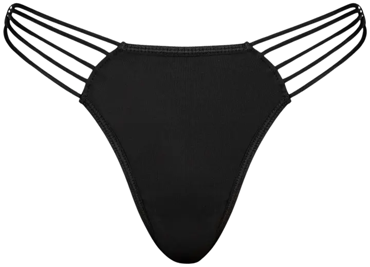 Coco stringit 3 kpl pakkaus S/M - MUSTA - 4