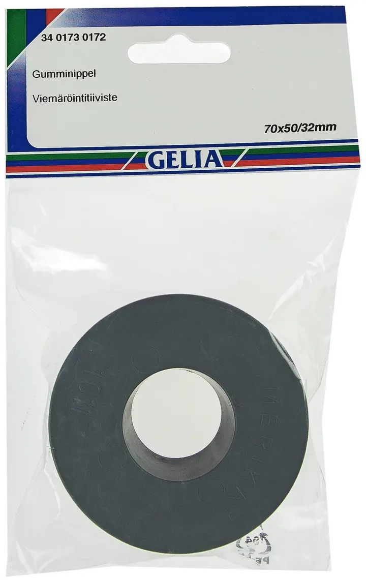 Gelia viemäröintitiiviste 70x50/32mm musta