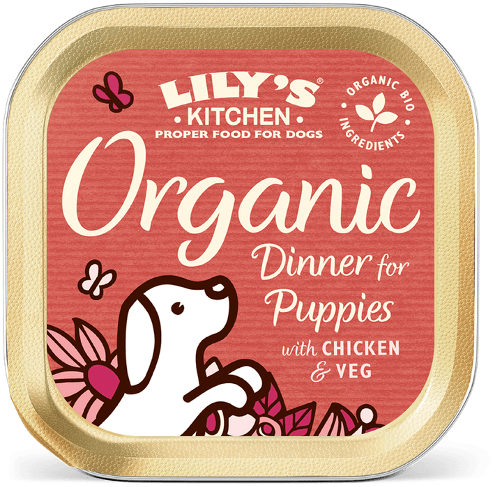 Lily's Kitchen 150g Organic Dinner for Puppies luomukoiranruoka