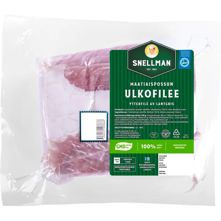Snellman Maatiaispossun ulkofilee n1,3kg