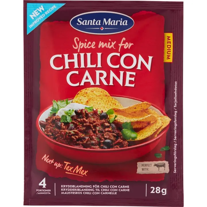 Chili con Carne maitseainesegu 28 g