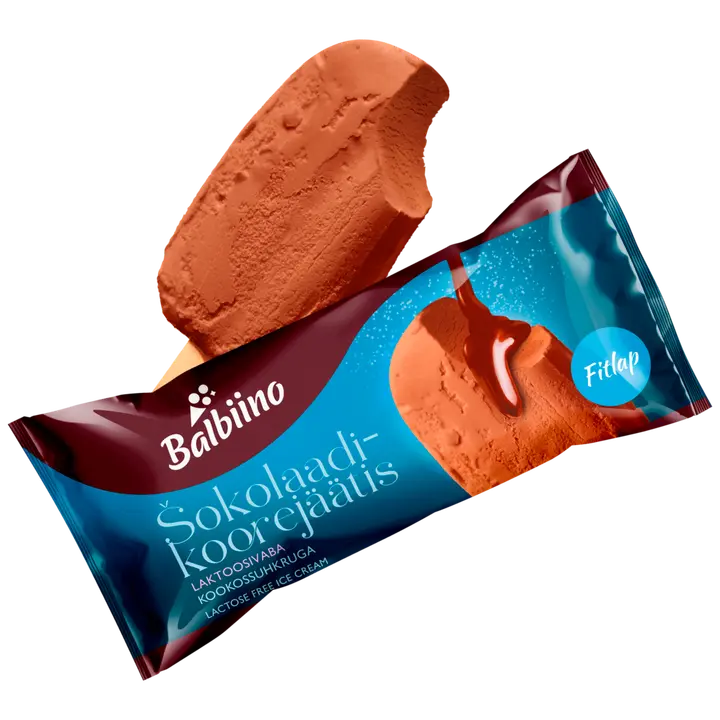 Balbiino Fitlap Laktoosivaba Šokolaadi-koorejäätis 90ml/52g