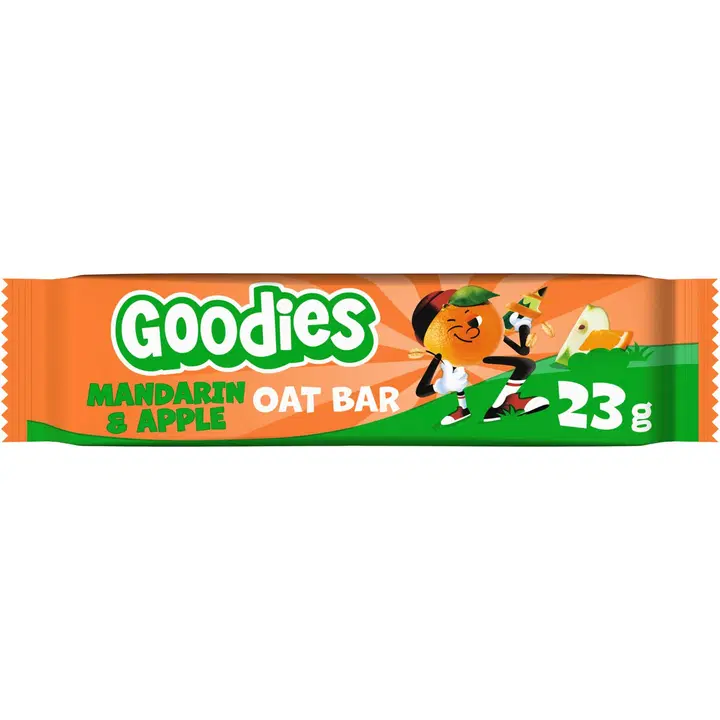 Goodies Oat bar Mandarin & Apple täysjyväkaurapatukka 23g