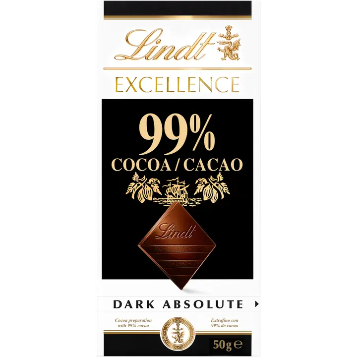 Lindt EXCELLENCE Jalostettu kaakaolevy 99% 50g