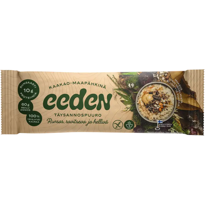 Eeden Täysannospuuro Kaakao-Maapähkinä  60 g