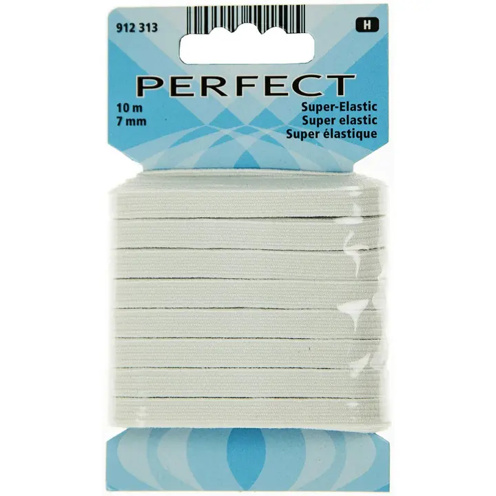 Perfect kuminauha 7mm valkoinen 10 m/pakkaus