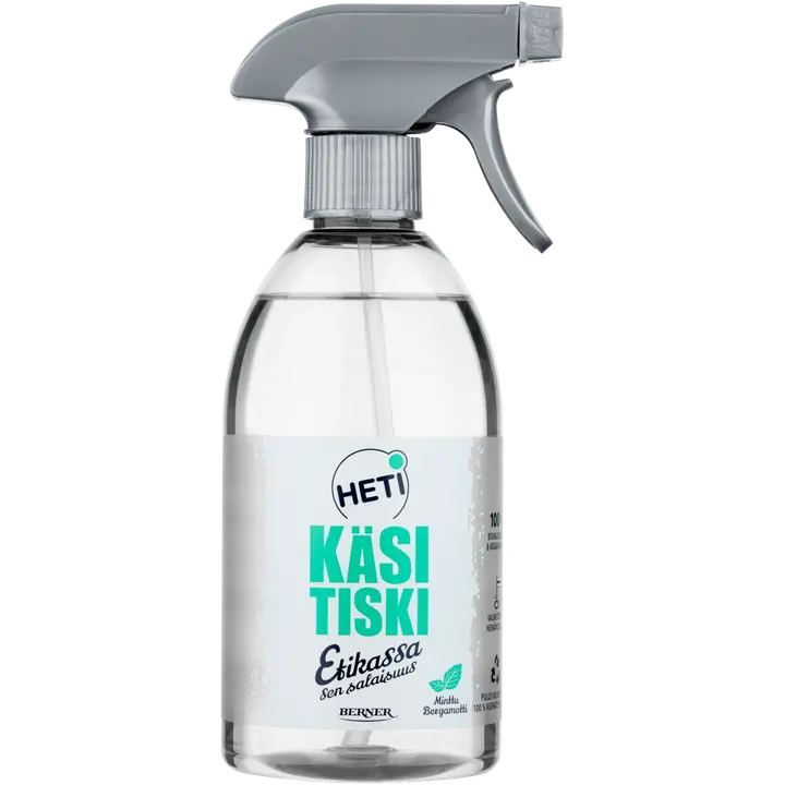 Heti 500ml Käsitiski spray bergamotti minttu