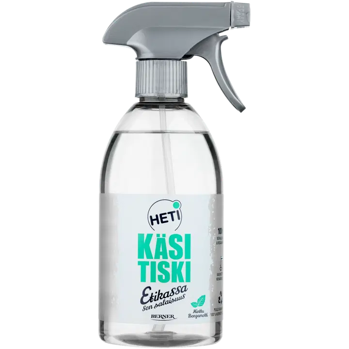 Heti 500ml Käsitiski spray bergamotti minttu