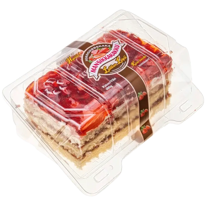 Laitilan Leipä Mansikkakakku 400 g Laktoositon, Maidoton Kerroskakku mansikan ystävälle