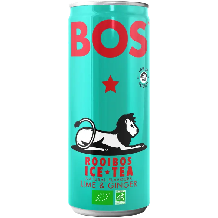 Bos brands orgaaninen rooibos jäätee sitruuna-inkiväri 250ml tlk X