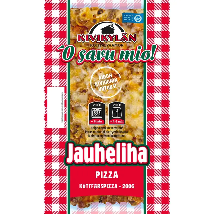 Kivikylän Jauhelihapizza 200g