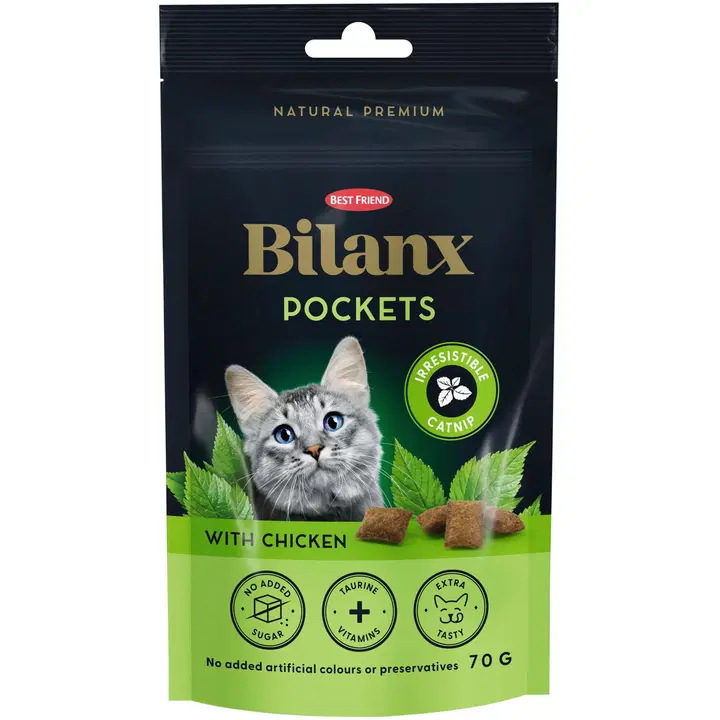 Best Friend Bilanx Pockets Kissanminttu herkku kissalle 70 g