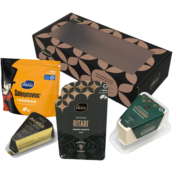 Valio musta juustopakkaus 915 g