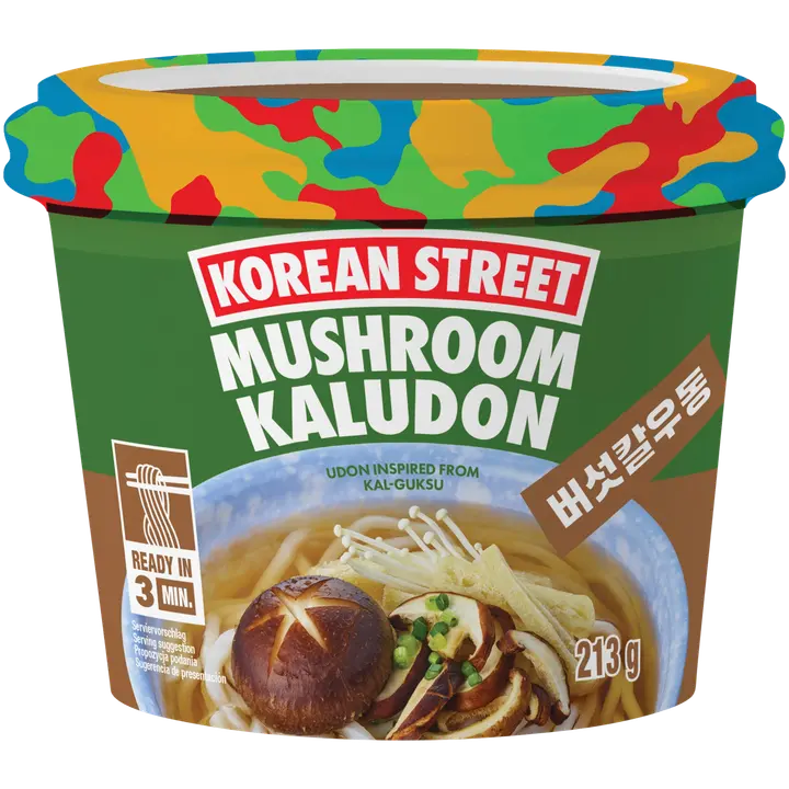 Korean Street Kaludon Mushroom nuudelit sieni 213 g